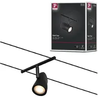Paulmann WireDC Spot Cup 12V-kabelsysteem lamp GU5.3 Zwart (mat), Chroom
