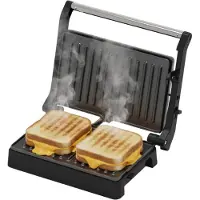 Media Evolution COOK-IT QuickPress Tosti Apparaat - PFAS-vrije Premium Antiaanbaklaag - 180° Uitklapbaar - Tosti IJzer - Croque monsieur toestel