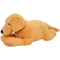 ByAstrup Gewaardeerd knuffel - - Pluche hond - 2,2 kg - Geel - 56 x 16 x 21 cm