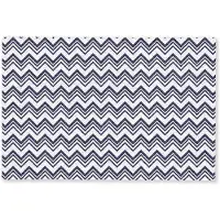 MuchoWow Deurmat 60x40 cm - Droogloopmat Oceaan - Golven - Blauw - Wit - Mat voor binnen - Schoonloopmat - Deurmatten met print - Inloopmat
