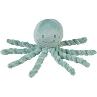 Nattou - Groene grijze octopus knuffel