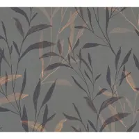 Living Walls MODERN BEHANG | Bladeren - Grijs Bruin Oranje - Anna D'Andrea