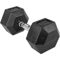 Olive Hex Dumbbell 20kg Zilver 20 kg