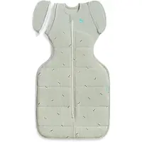 Love to Dream Babyslaapzak Swaddle Up - Inbakeren afbouwen - Baby 3-6 maanden - 6-8.5 kg - Winter - Olive