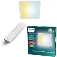 Philips Plafondlamp Valen - Wit - Aanpasbaar Wit - 13w