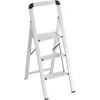 Escalo aluminium trapladder ultraslim 3 treden antislip inklapbaar
