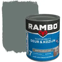 Rambo Pantserbeits Deur &amp; Kozijn Dekkend Griffelgrijs 0.75L