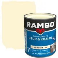 Rambo Pantserbeits Deur &amp; Kozijn Dekkend Boerenwit 2.25L