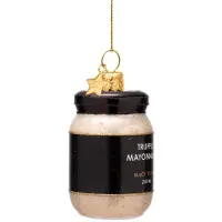 Vondels Kerstornament Glass Truffle Mayonaise 7 cm