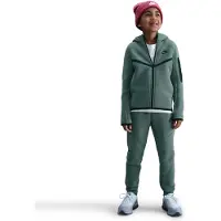 Nike Tech Fleece Sportswear Trainingspak Kids Donkergroen Zwart