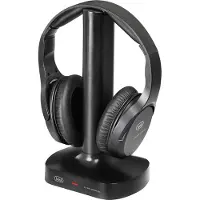 Trevi FRS 1480 R Hoofdtelefoons Bedraad en draadloos Hoofdband Muziek USB Type-C Oplaadhouder Zwart