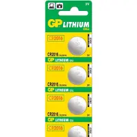 GP Lithium Knoopcel CR2016 Blister 5