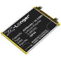 123accu Motorola NP44 accu (3.89 V, 4250 mAh, huismerk)