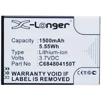123accu Blu C684804150T / C6804804150T accu (1500 mAh, huismerk)