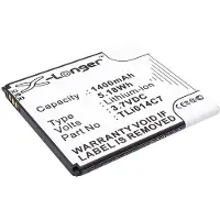 123accu Alcatel TLi014C7 accu (1400 mAh, huismerk)