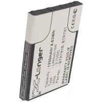 123accu Casio BTR781B / BTR781 accu (1250 mAh, huismerk)