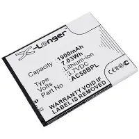123accu Archos AC50BPL accu (3.7 V, 1900 mAh, huismerk)