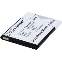 123accu Green Orange Q802 accu (3.7 V, 1500 mAh, huismerk)