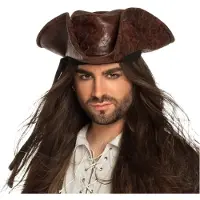 Boland Traciks Piraten hoed driespit (Bruin)