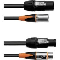 Eurolite DMX Verbindingskabel [1x XLR-bus 3-polig - 1x XLR-bus 3-polig] 5 m