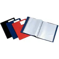 Esselte 54674, Presentatiemap, A4, Kunststof, Polypropyleen (PP), Polyvinyl chloride (PVC), Zwart, 24 vakken, 240 mm