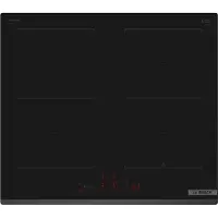 Bosch Serie 6 PVQ631HC1E, Zwart, Inbouw, 59,2 cm, Inductiekookplaat met zones, Keramisch, 4 zones