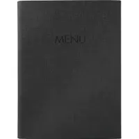 Sigel SM203 DIN A5 1 stuk(s) Incl. 2 dubbele transparante hoezen voor 8 paginas, Rubberen binding Zwart