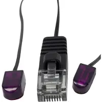 BOSSCOM 2x IR-receiver - RJ45 kabel voor B&O | zwart | 0,30 meter