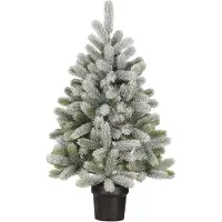 Black Box Trees Nagoya Kunstkerstboom in Pot - H90 x Ø55 cm - Groen
