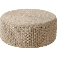 Beliani MITHI - Buitenpoef - Beige - Synthetisch materiaal