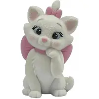 Les Aristochats - Disney Verzamelfiguren - Marie (Flocked) - voor Geen - wit-roze - Maat Standard