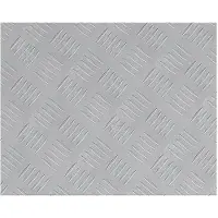 vidaXL Trapmatten 4 st 50 x 40 cm Zilver Aluminium Rechthoekig