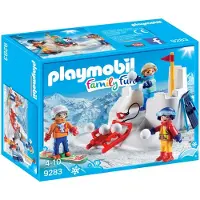 Playmobil Family Fun 9283 Enfants avec boules de neige