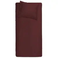Cinderella Dekbedovertrek Sundays Bordeaux Satijn-140 x 200 / 220 cm | 1-Persoons