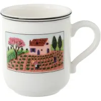 Villeroy & Boch 6x Villeroy & Boch Ontwerp Naif, Kopje, Veelkleurig