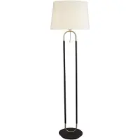 Searchlight Vloerlamp Jazz 161cm Zwart Met Creme