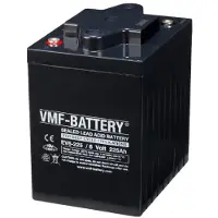 VMF EV6-225 AGM Deep Cycle accu (6V, 225 Ah, T14 terminal)