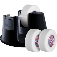TESA Plakbanddispenser tesafilm invisible Zwart Rolbreedte (max.): 19 mm Rollengte (max.) 33 m Incl. 3 plakfolierollen 33 m x 19 mm