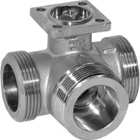 Belimo 3-Weg Regelklep G1-1/2 Kvs10 24VAC/DC 90s 2-10V 20Nm IP54 R523/SR24A-SR