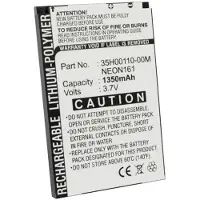 123accu HTC 35H00110-00M / NEON161 accu (1350 mAh, huismerk)