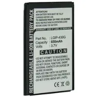 123accu LG LGIP-430G accu (650 mAh, huismerk)