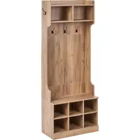 Beliani GINDAGAI - Schoenenkast - Lichtbruin - Hout