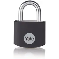 Yale - Aluminium Hangslot - 32 mm - Zwart - Standard Protection