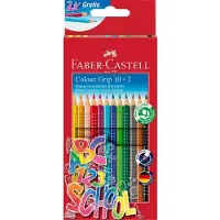 Faber-Castell kleurpotloden - met Grip - set 10+2 stuks - FC-201585