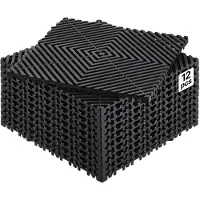 Vevor Interlocking Drainage Mat 31 x 31 cm Modulaire Interlocking Matten