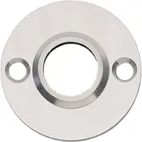 Intersteel Set Van 2 Sleutelrozetten Tira Rond Rvs 2mm