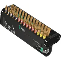 Wera Bit-Check 30 Diamond 1 05057431001 Bitset 30-delig Plat, Kruiskop Pozidriv, Kruiskop Phillips, Binnen-T-profiel Bitset