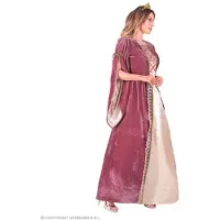 Widmann - Vermomming van middeleeuwse prinses in roze en wit voor dames - M