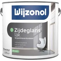 Wijzonol Zijdeglanslak Terpentineverdunbaar | Lakverf Binnen 2,5 LTR - Wit