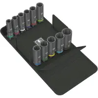 Wera Impaktor Deep Set 1 05004841001 Dopsleutelinzetset 1/2 11-delig